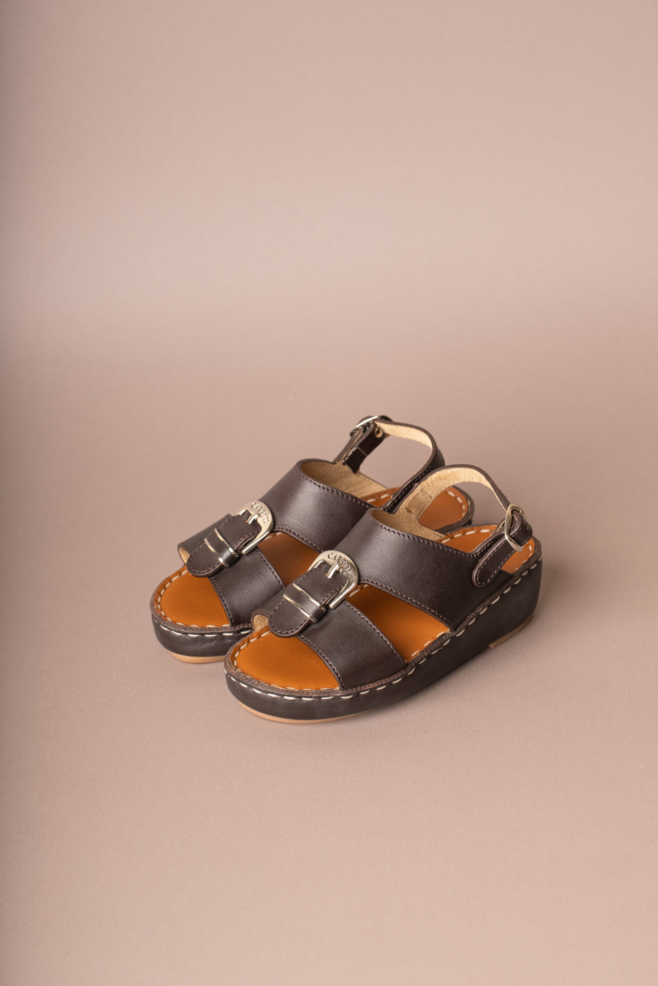 Florida 1493 Boys NC Classic Buckle Dark Brown with Lace